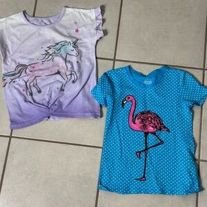 Girls Kids Faded Glory‎ Basic T-Shirts size S(6/6x).